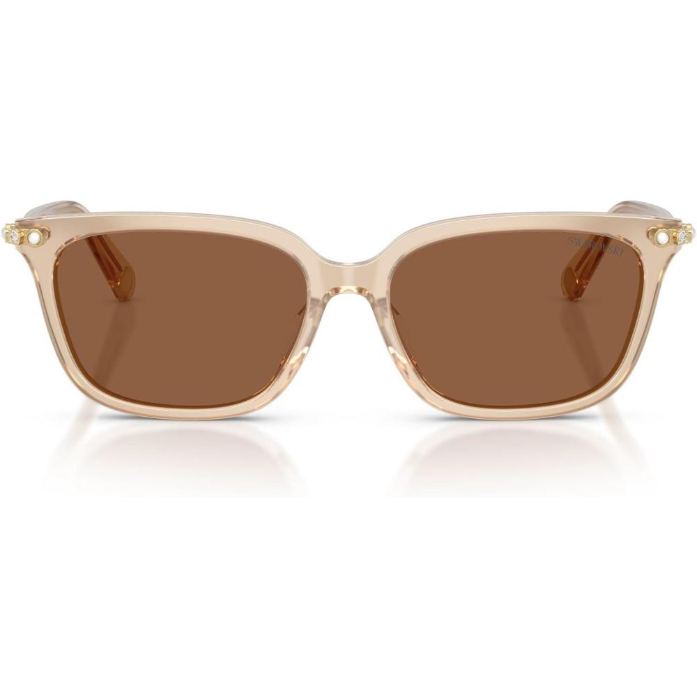 imageSwarovski Womens Sk6064d Low Bridge FitMilky BeigeBronze
