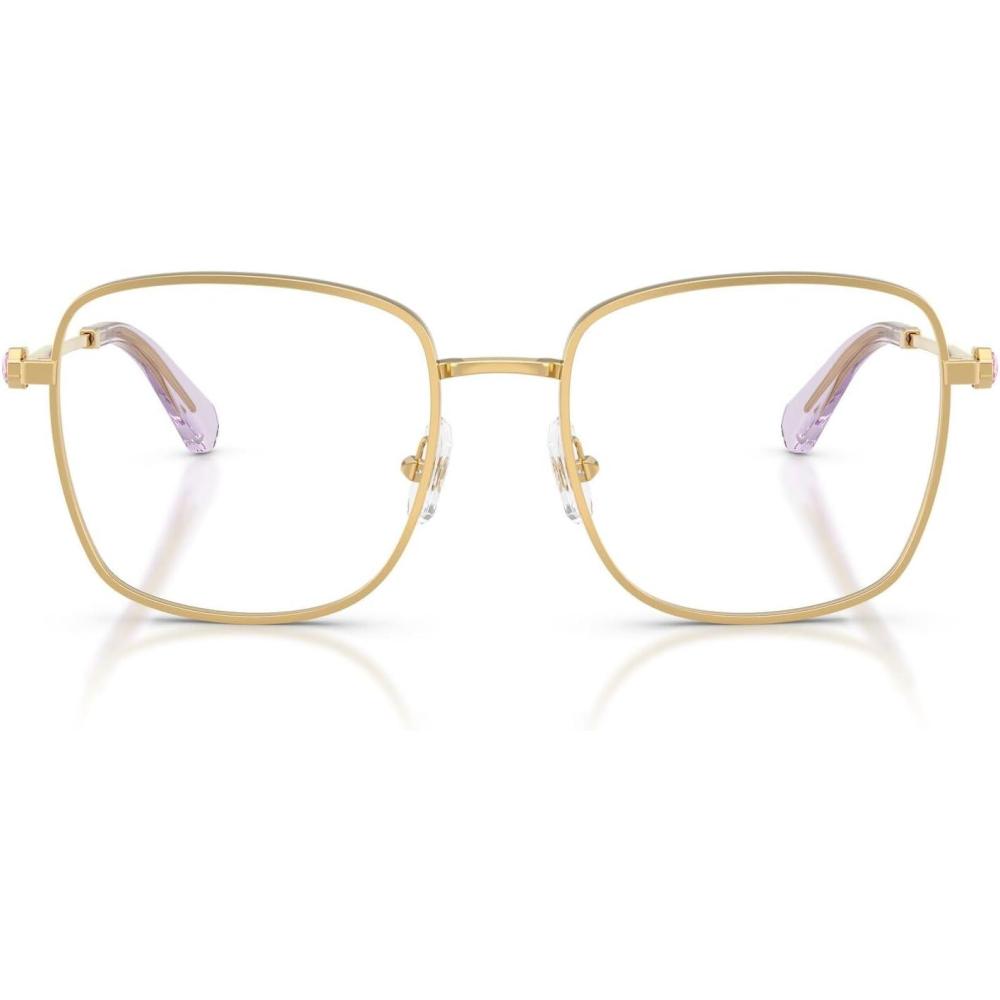imageSwarovski womens Sk1036 Square Prescription Eyewear FramesGoldLight VioletDemo Lens