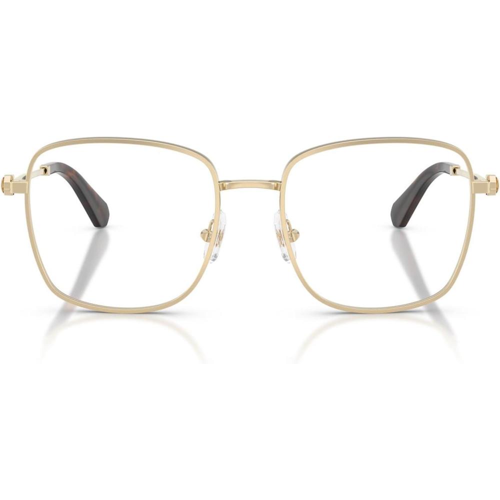 imageSwarovski womens Sk1036 Square Prescription Eyewear FramesPale GoldDemo Lens