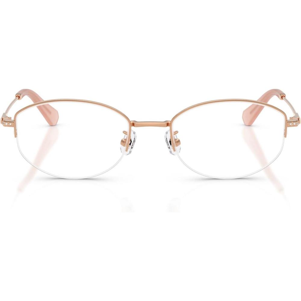 imageSwarovski womens Sk1039d Low Bridge Fit Oval Prescription Eyewear FramesRose GoldDemo Lens