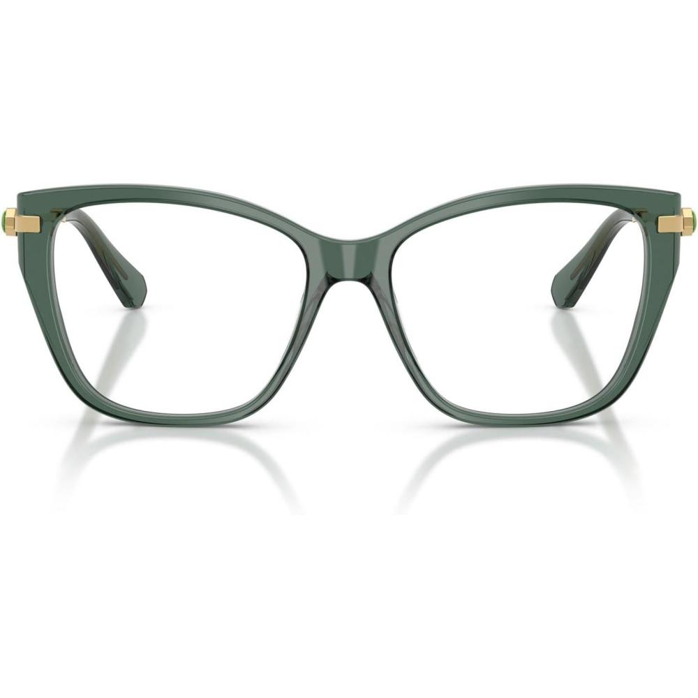 imageSwarovski womens Sk2060 Cat Eye Prescription Eyewear FramesTransparent Light GreenDemo Lens