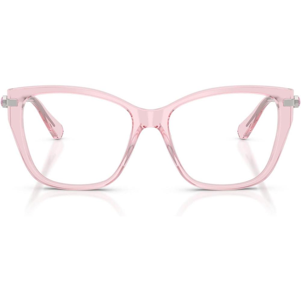 imageSwarovski womens Sk2060 Cat Eye Prescription Eyewear FramesTransparent PinkDemo Lens