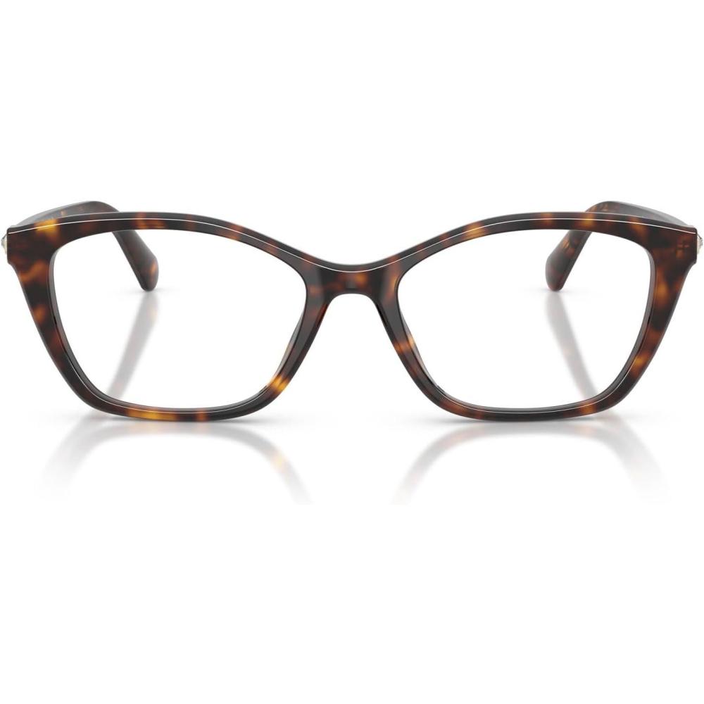 imageSwarovski womens Sk2065 Square Prescription Eyewear FramesHavanaDemo Lens