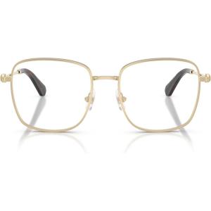 Swarovski womens Sk1036 Square Prescription Eyewear Frames(Pale Gold/Demo Lens)