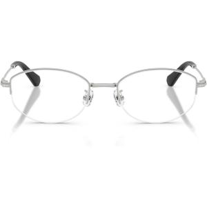 Swarovski womens Sk1039d Low Bridge Fit Oval Prescription Eyewear Frames(Silver/Demo Lens)