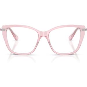 Swarovski womens Sk2060 Cat Eye Prescription Eyewear Frames(Transparent Pink/Demo Lens)