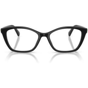 Swarovski womens Sk2065 Square Prescription Eyewear Frames(Black/Demo Lens)