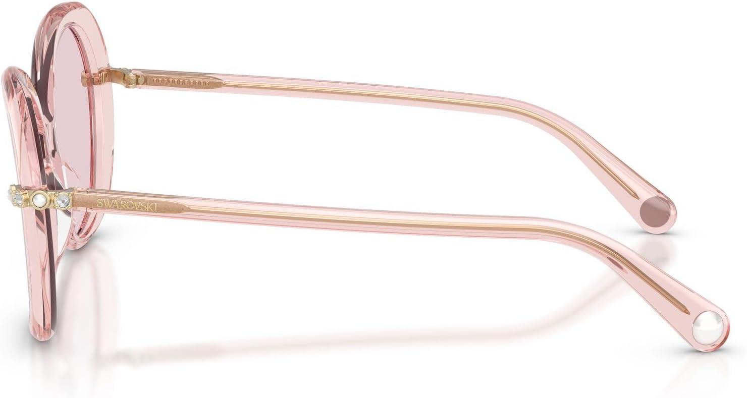 imageSwarovski Womens Sk6059Transparent PinkPhotochromic Pink to Dark Pink Polarized