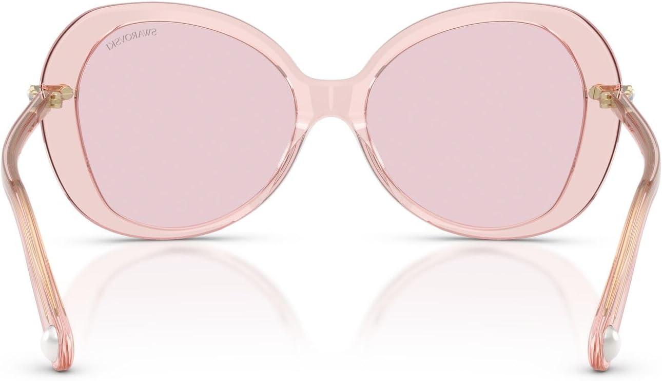 imageSwarovski Womens Sk6059Transparent PinkPhotochromic Pink to Dark Pink Polarized