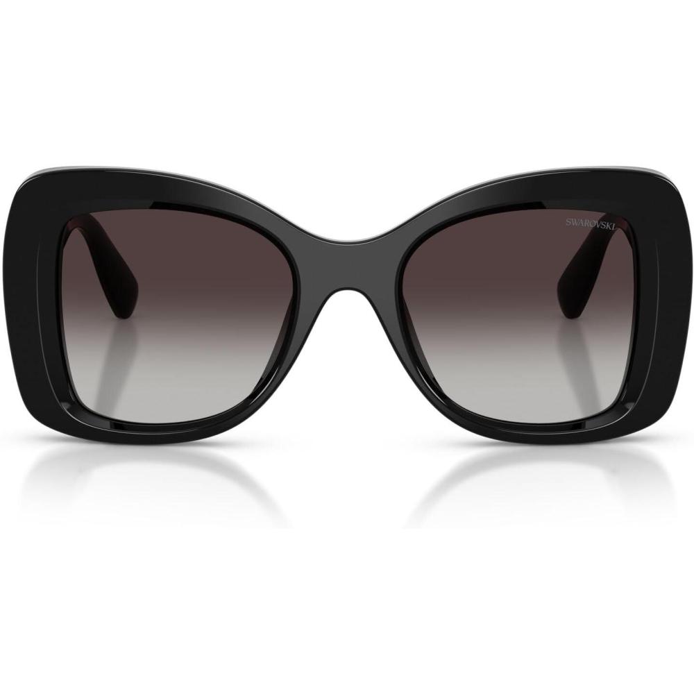 imageSwarovski Womens SK6062U Universal Fit Butterfly Sunglasses BlackGrey Gradient 51 mm