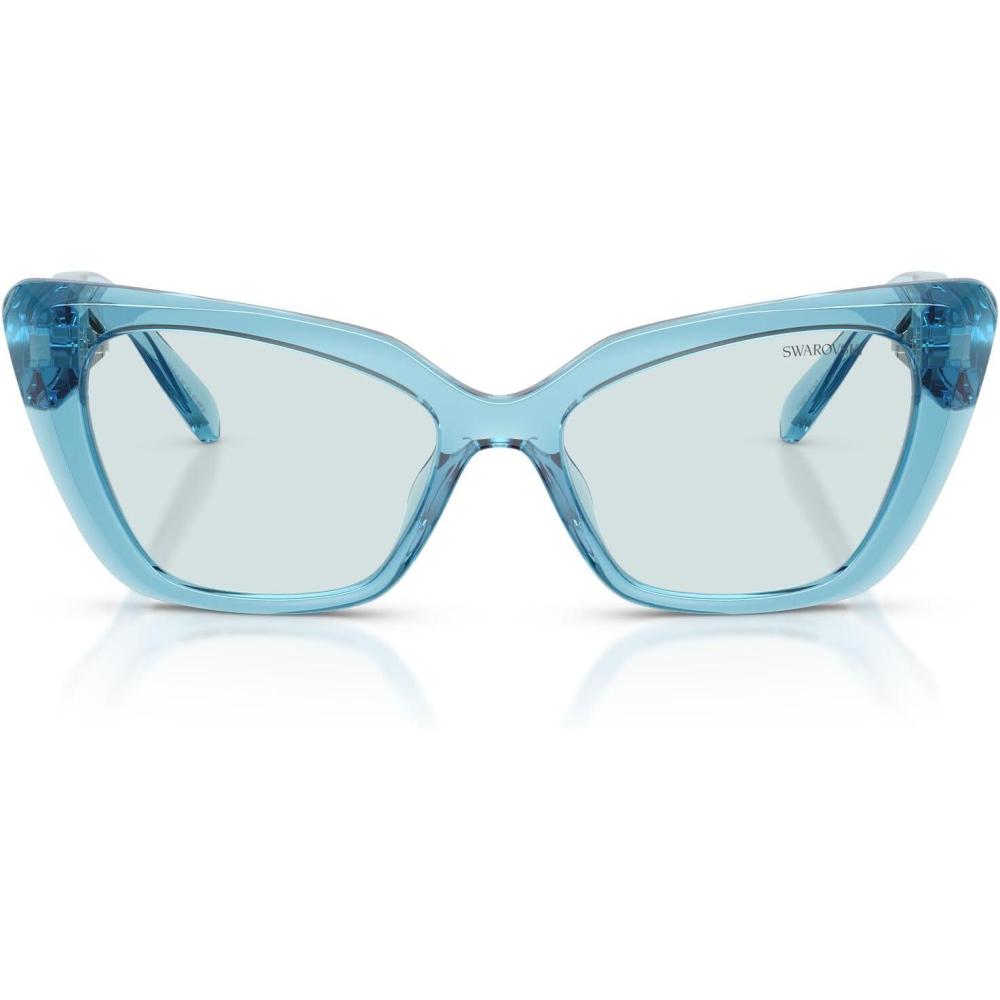imageSwarovski Womens Sk6047Transparent Light BluePhotochromic Azure Polarized