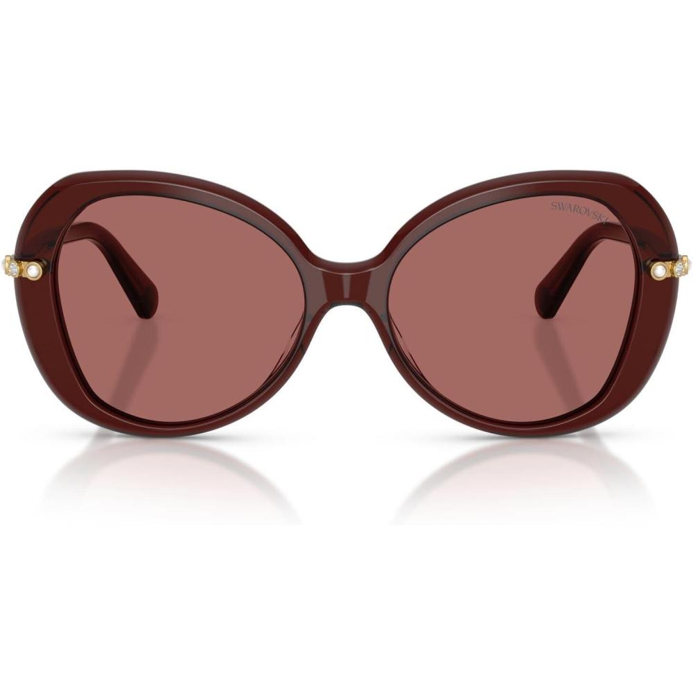imageSwarovski Womens Sk6059Transparent BurgundyDark Violet
