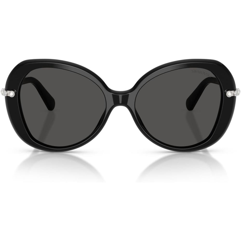 imageSwarovski Womens Sk6059f Low Bridge FitBlackDark Grey