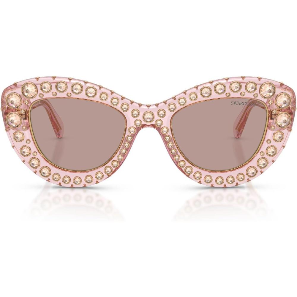 imageSwarovski Womens Sk6060Transparent PinkLight Purple Brown