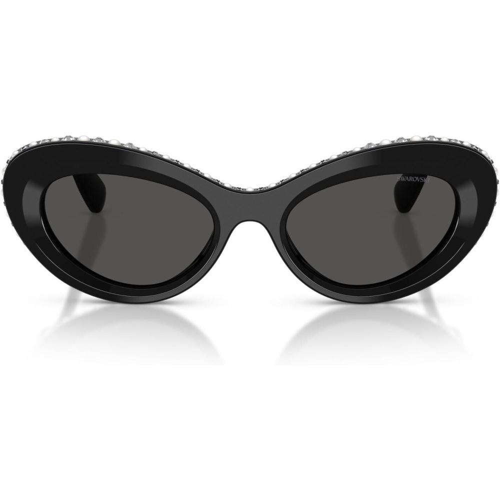 imageSwarovski Womens Sk6061u Universal FitBlackCrystalDark Grey