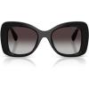 imageSwarovski Womens SK6062U Universal Fit Butterfly Sunglasses BlackGrey Gradient 51 mm