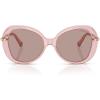 Transparent Dark Pink/Light Purple Brown
