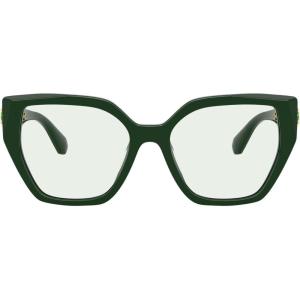 Swarovski Women’s SK6044U Universal Fit Transitions Hexagonal Sunglasses, Dark Green/Transition Green Polarized, 56 mm