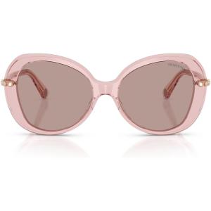 Swarovski Women’s Sk6059(Transparent Dark Pink/Light Purple Brown)