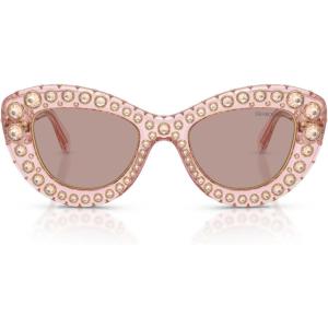 Swarovski Women’s Sk6060(Transparent Pink/Light Purple Brown)