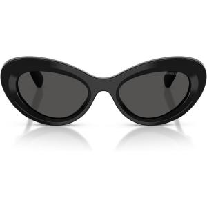 Swarovski Women’s Sk6061u Universal Fit(Black/Silver/Dark Grey)